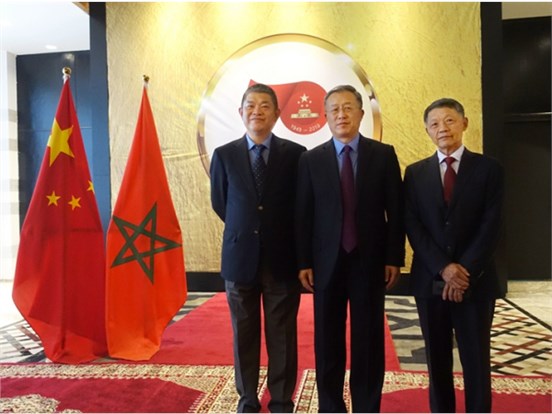 天舟文化董事長(zhǎng)肖志鴻出席駐摩洛哥使館國(guó)慶70周年招待會(huì)